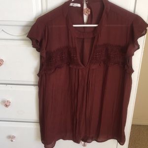 Comfortable Light Weight Maroon Shirt